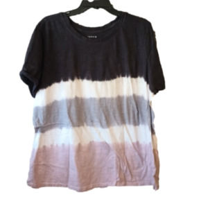 TORRID cuffed sleeve tie dye tee 2x